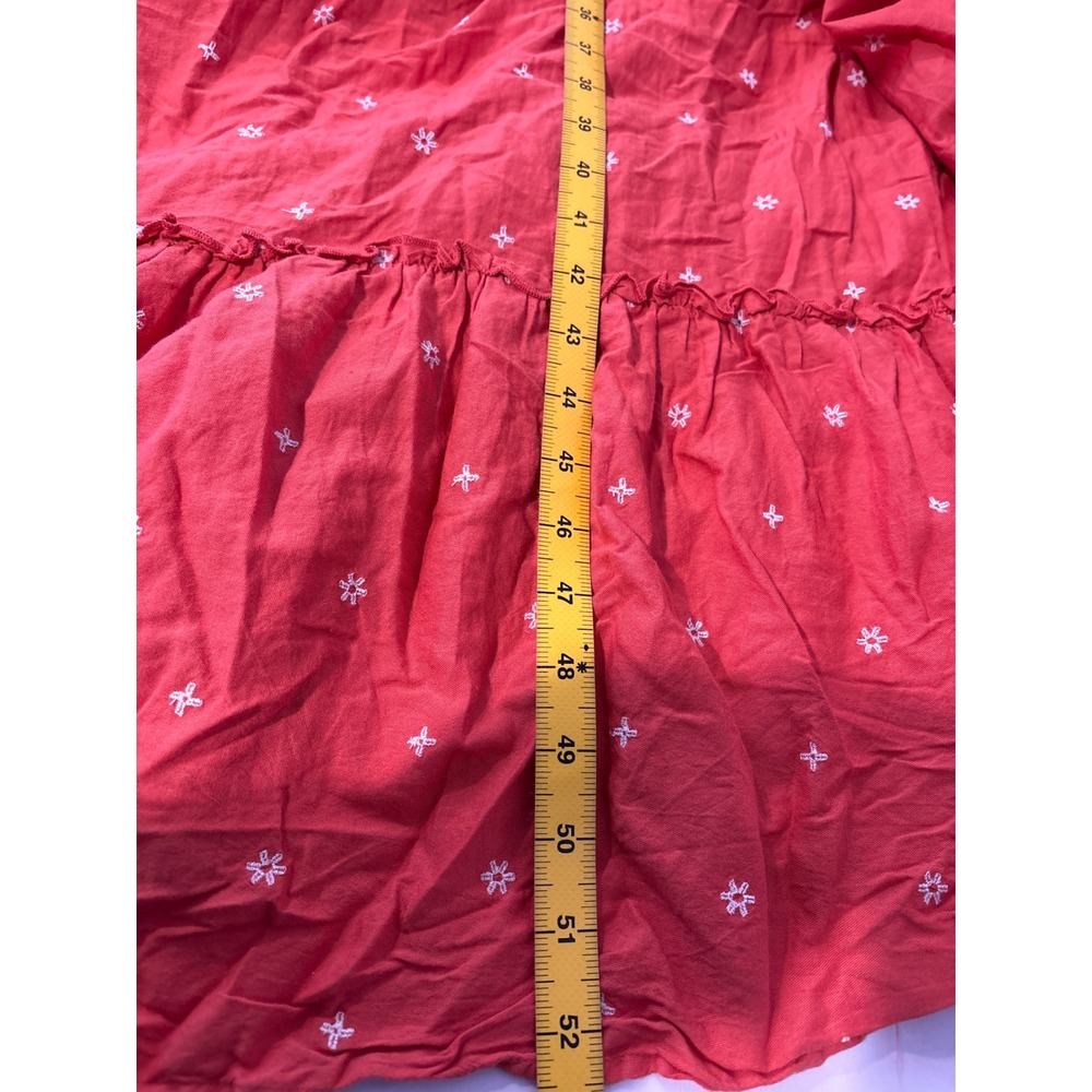 Women's Red Ruffle Tiered Sundress - Picture 8 of 9